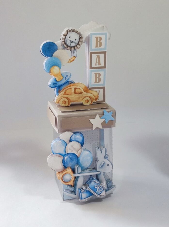 Kit Festa Chá de Bebê Menino Luxo - Studio e pdf