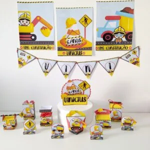 Kit Festa Construção 11 Kit Festa Construção