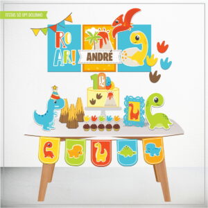 Kit Festa Dinossauro para Corte em Studio e PDF 23 Kit Festa Dinossauro para Corte em Studio e PDF