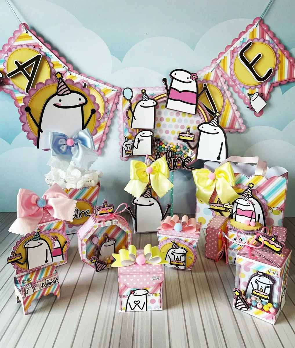 Kit Festa Flork Menina 1 Kit Festa Flork Menina