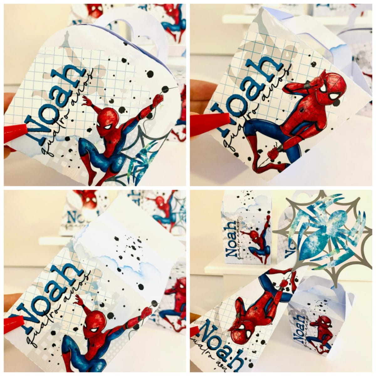 Kit Festa Homem Aranha Digital para Imprimir e Editar 1 Kit Festa Homem Aranha Digital para Imprimir e Editar
