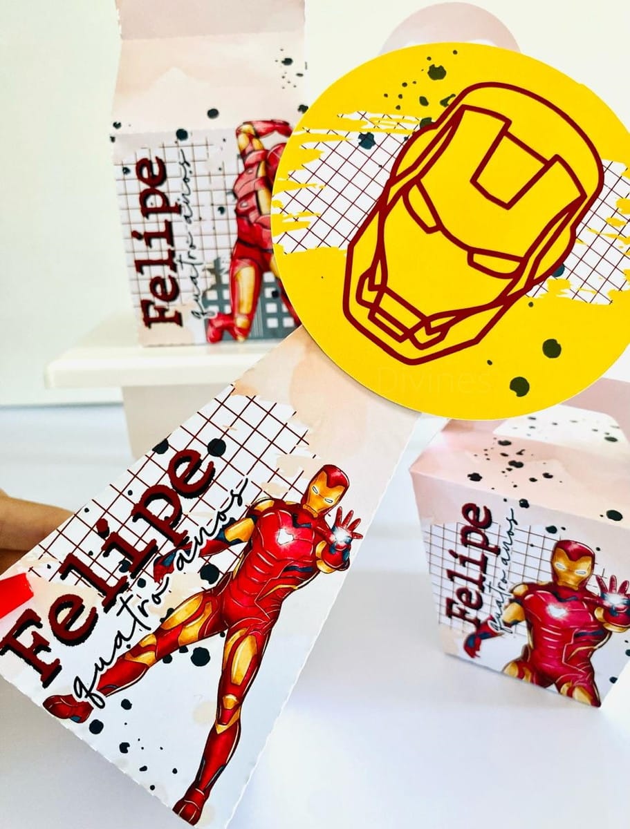Kit Festa Homem de Ferro Digital em PDF e Studio 1 Kit Festa Homem de Ferro Digital em PDF e Studio