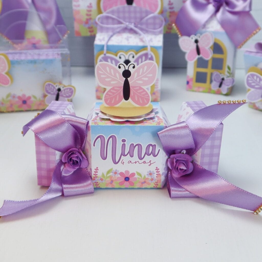 Kit Festa Jardim das Borboletas personalizado para imprimir