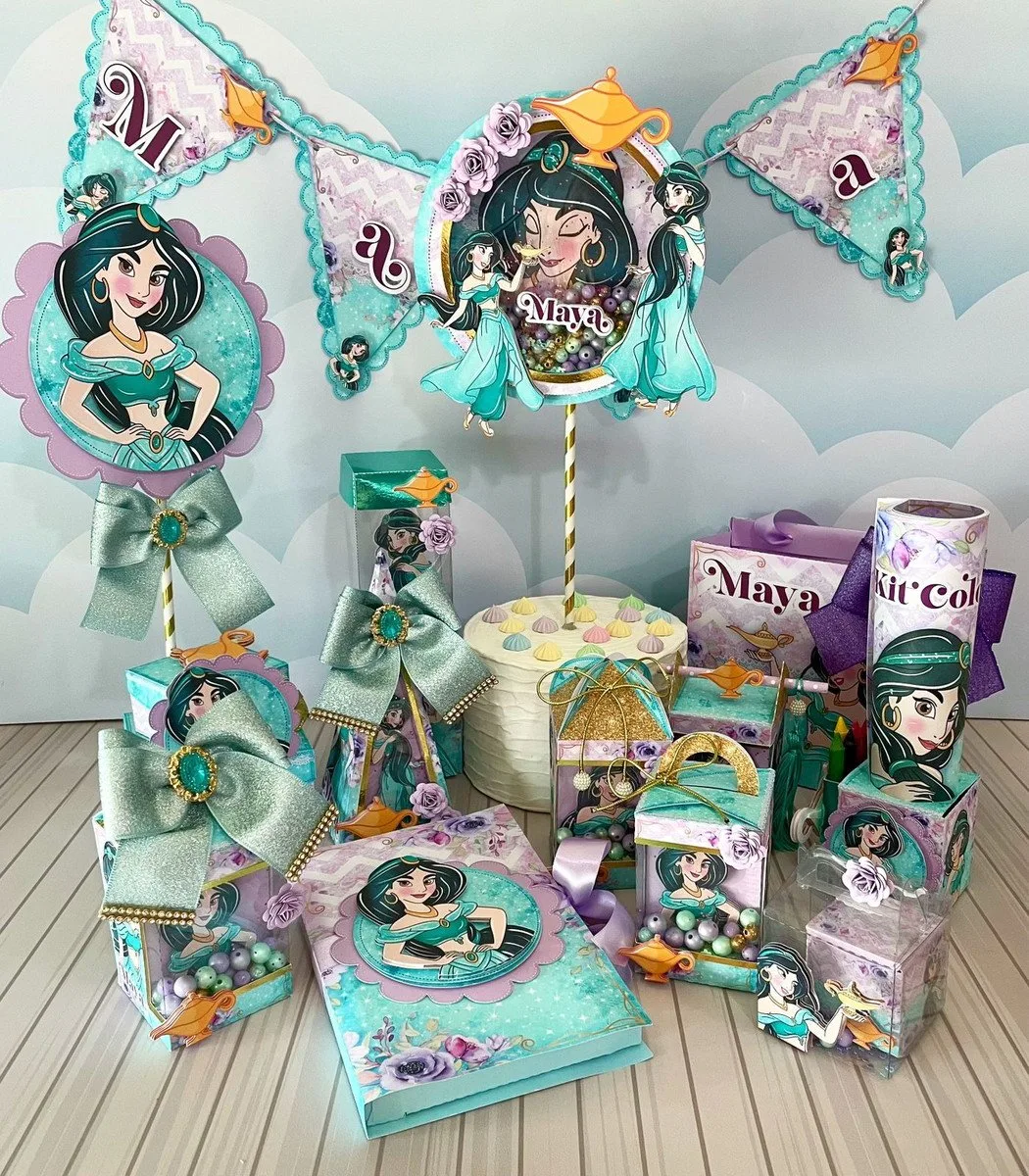 Kit Festa Jasmine Luxo 1 Kit Festa Jasmine Luxo