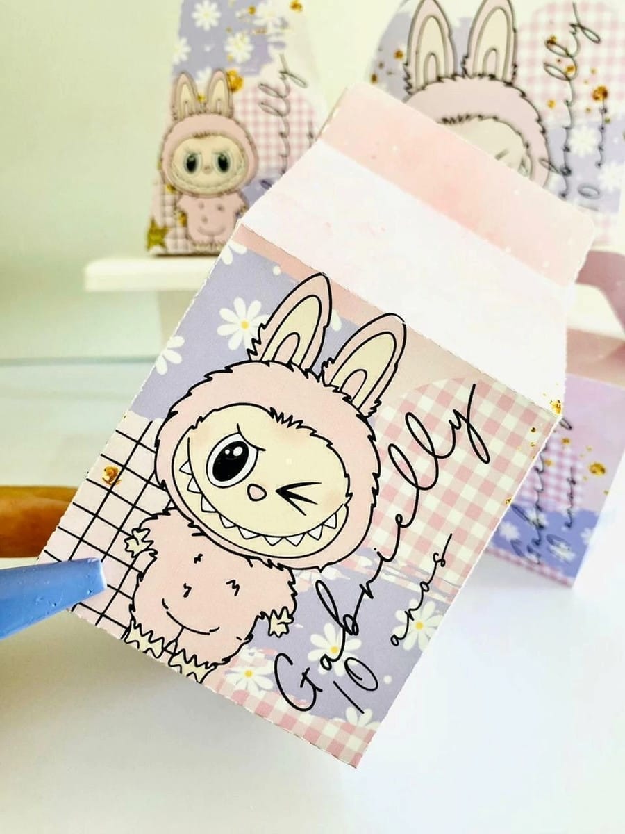 Kit Festa Labubu Digital com Studio e PDF 3 Kit Festa Labubu Digital com Studio e PDF - Imagem 3