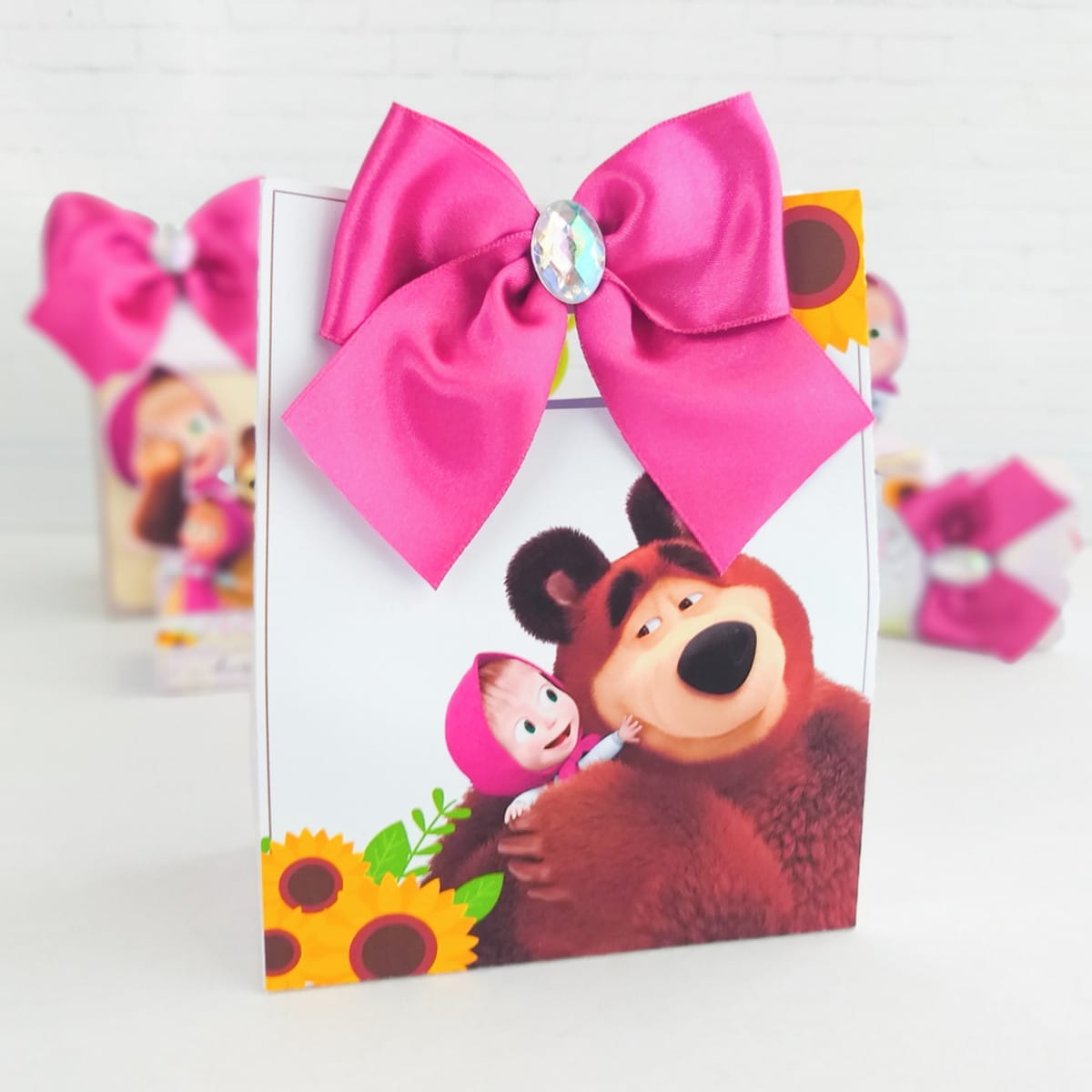 Kit Festa Marsha e o Urso Digital Para Personalizar 4 Kit Festa Marsha e o Urso Digital Para Personalizar