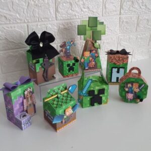 kit festa minecraft arquivo digital aniversarios e festas