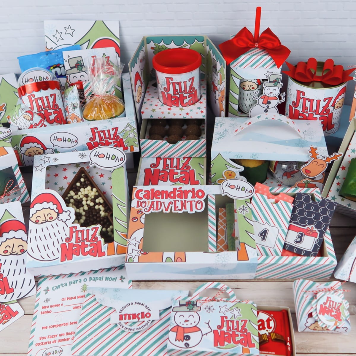 Kit Festa Natal Infantil Arquivo Digital Para Imprimir 1 Kit Festa Natal Infantil Arquivo Digital Para Imprimir