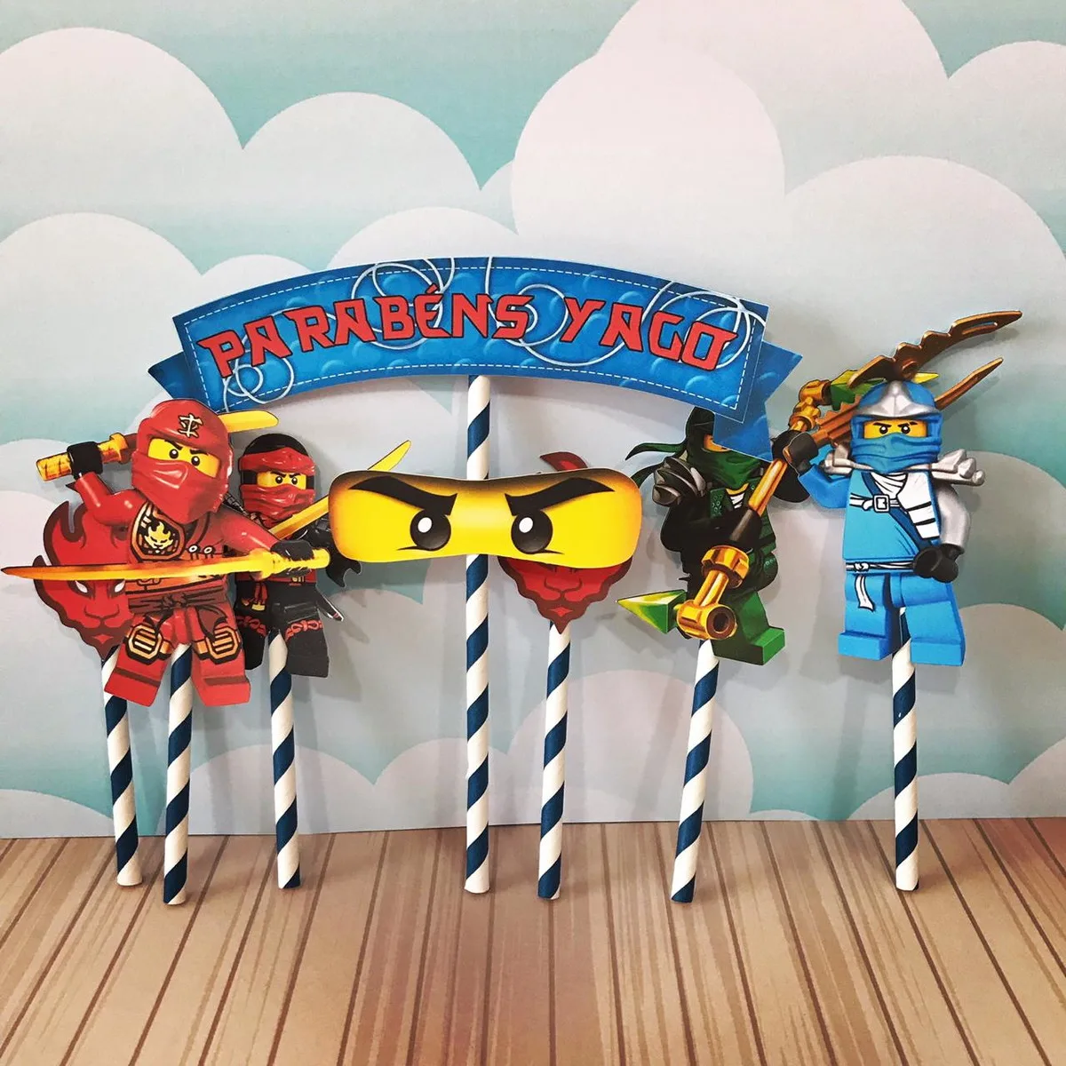KIT FESTA NINJAGO 5 KIT FESTA NINJAGO