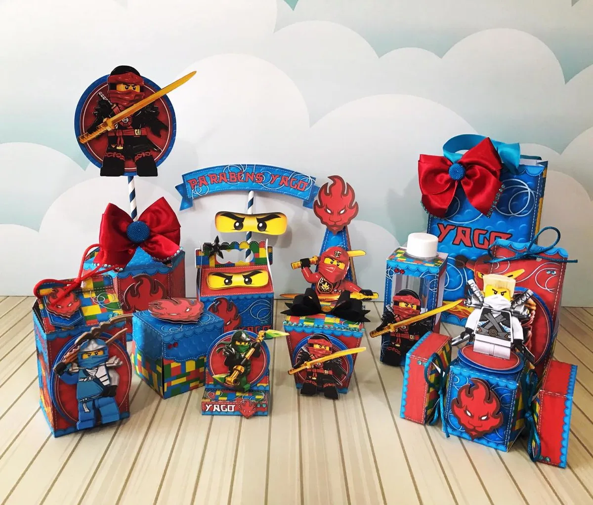 KIT FESTA NINJAGO 1 KIT FESTA NINJAGO