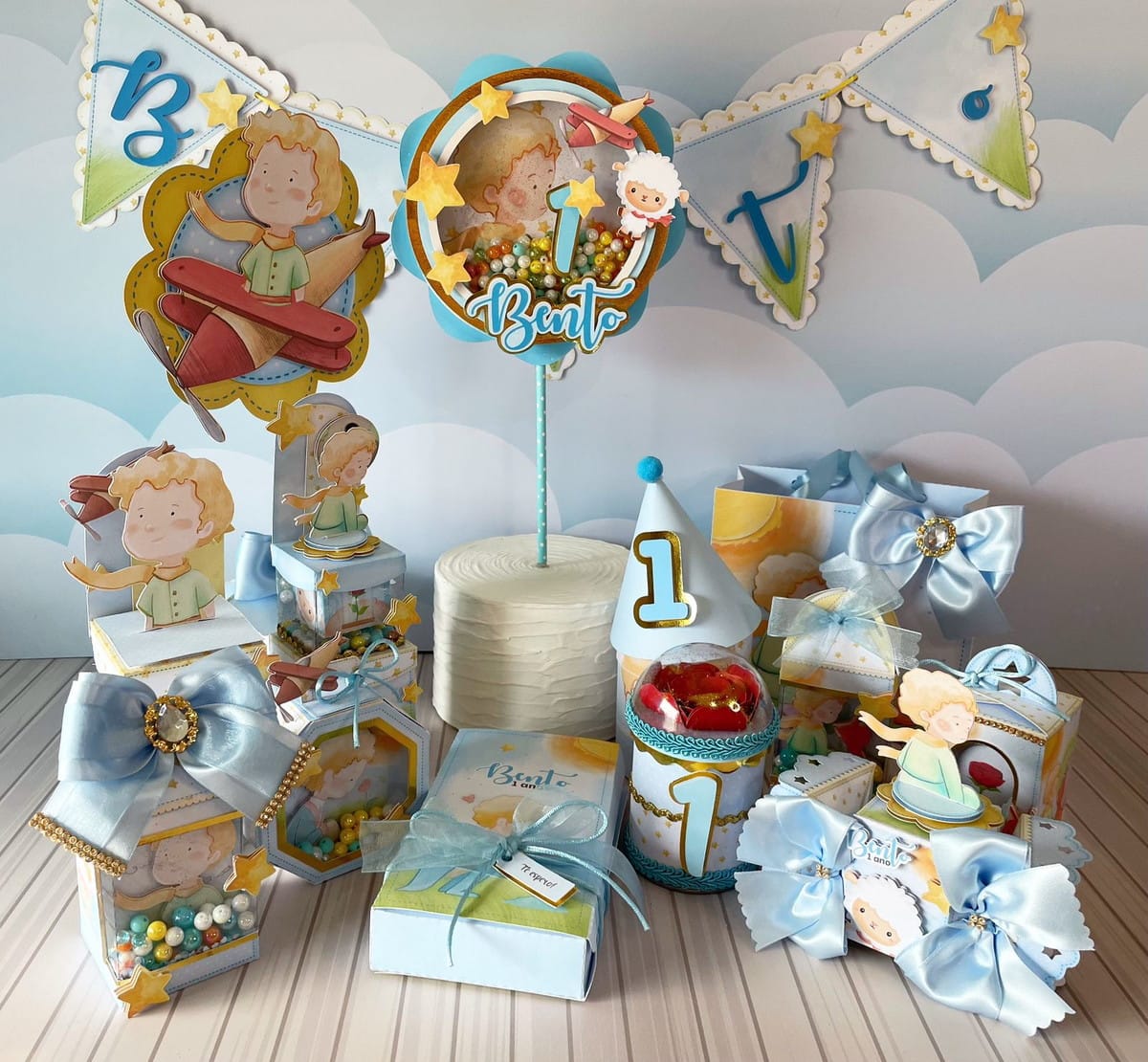 Kit Festa Pequeno Príncipe Arquivo Digital para Artesãos 1 Kit Festa Pequeno Príncipe Arquivo Digital para Artesãos