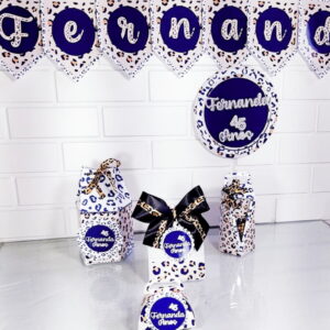 Kit Festa Oncinha Adulto Digital para Personalizar