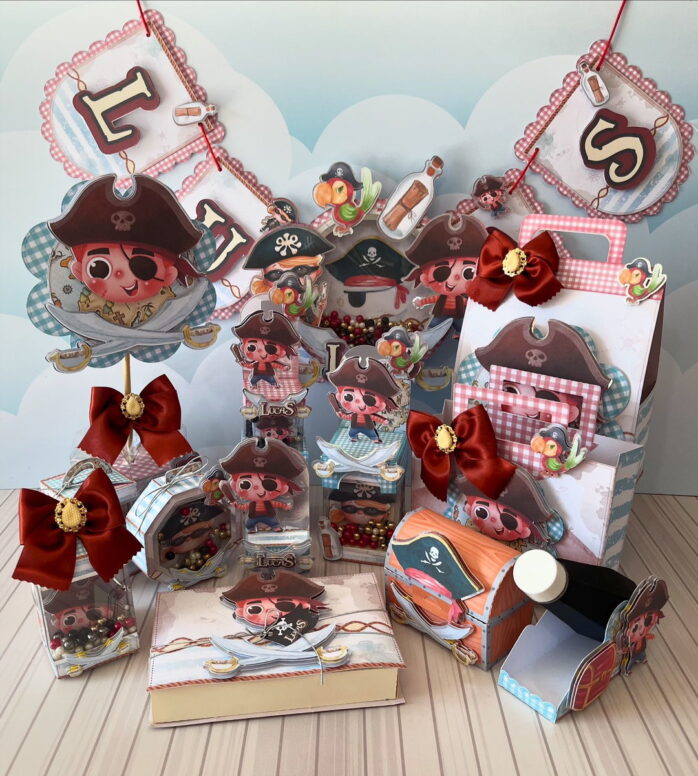 Kit Festa Piratas Luxo - Studio e pdf