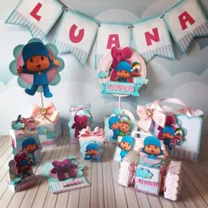 Kit Festa Pocoyo Rosa 9 Kit Festa Pocoyo Rosa
