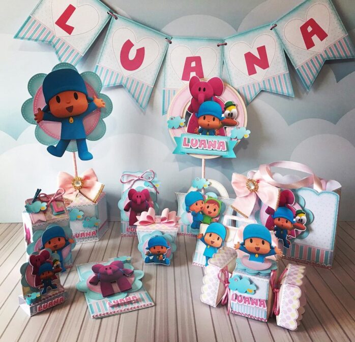 Kit Festa Pocoyo Rosa