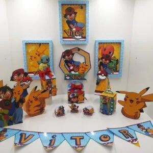 Kit Festa Pokemon 10 Kit Festa Pokemon