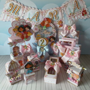 Kit Festa Princesas Meninas Arquivo Digital para Imprimir