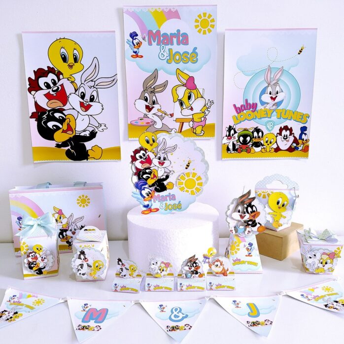 Kit Festa Pronta Looney Tunes Baby