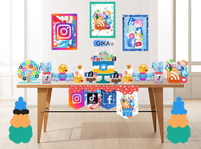 Kit Festa Pronta Redes Sociais