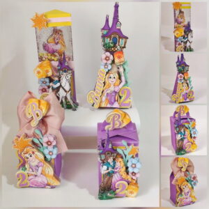 Kit Festa Rapunzel com Arquivo Studio e PDF para Imprimir