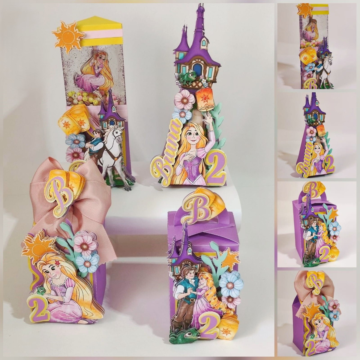 Kit Festa Rapunzel com Arquivo Studio e PDF para Imprimir 1 Kit Festa Rapunzel com Arquivo Studio e PDF para Imprimir