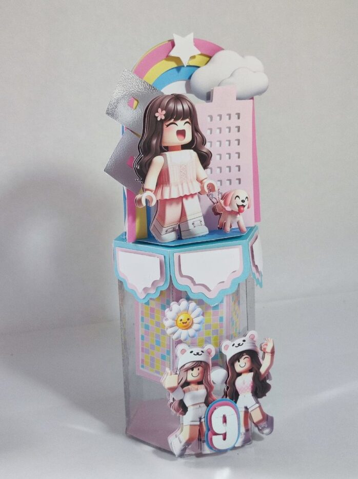 Kit Festa Roblox Menina - Studio e pdf