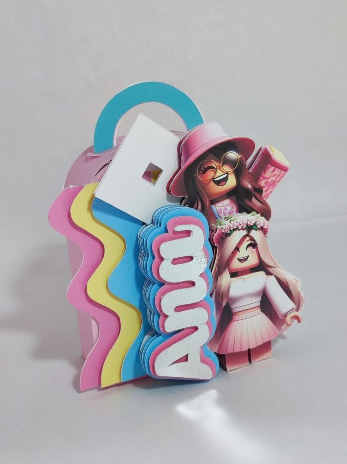 Kit Festa Roblox Menina - Studio e pdf