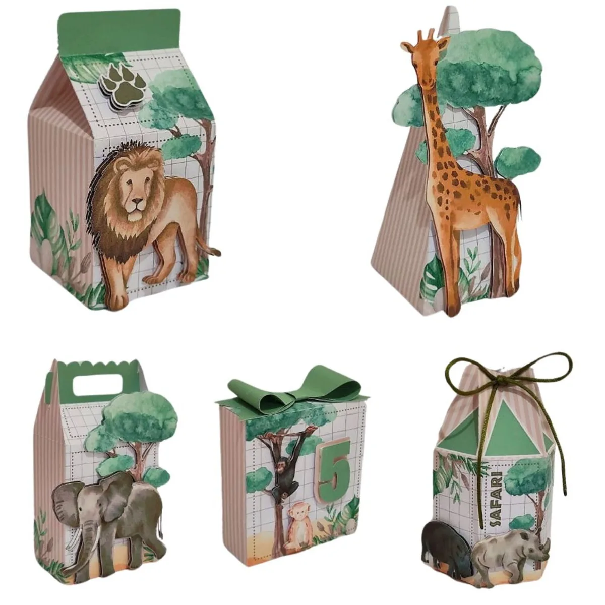 Kit Festa Safari Realista - Studio e pdf 1 Kit Festa Safari Realista - Studio e pdf