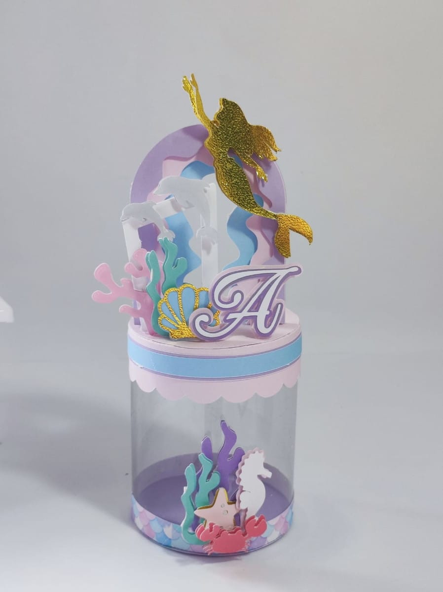 Kit Festa Sereia Luxo Digital para Artesanato 2 Kit Festa Sereia Luxo Digital para Artesanato