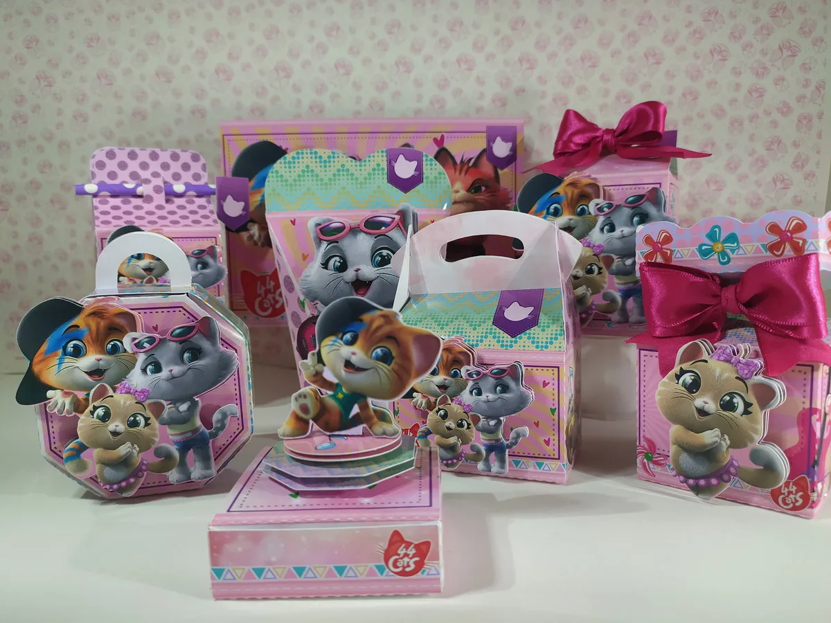 Kit Festa Só um bolinho 44 Gatos 1 Kit Festa Só um bolinho 44 Gatos