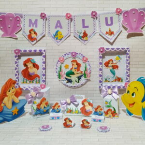 Kit Festa Só um bolinho Ariel -Arquivo Digital