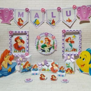 Kit Festa Só um bolinho Ariel -Arquivo Digital 21 Kit Festa Só um bolinho Ariel -Arquivo Digital