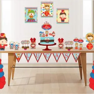 Kit Festa Só Um Bolinho Circo Menino 13 Kit Festa Só Um Bolinho Circo Menino