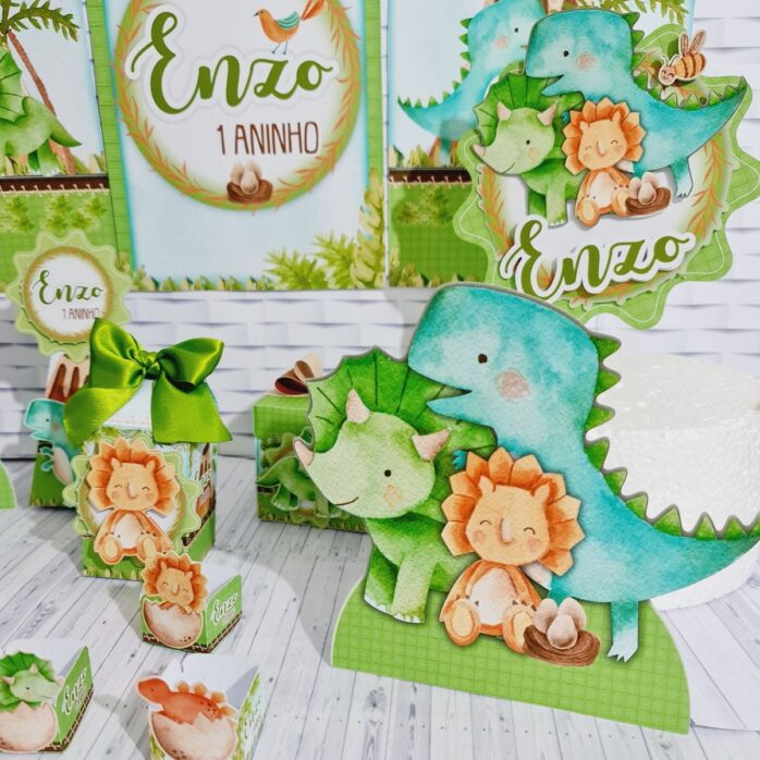 Kit Festa Só um bolinho Dinossauro Cute