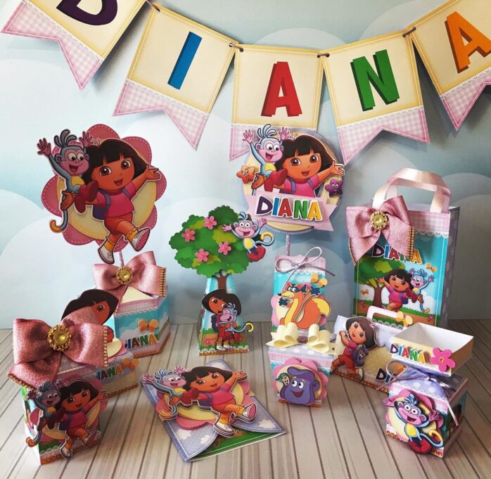 Kit Festa Só um bolinho Dora Aventureira