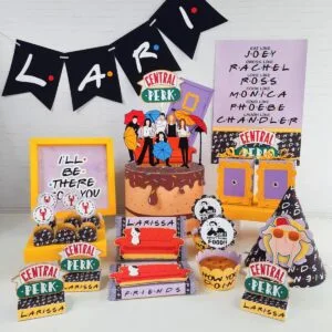 Kit Festa Só um bolinho Friends