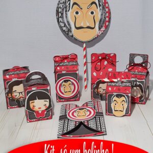 Kit Festa Só um bolinho La Casa Papel
