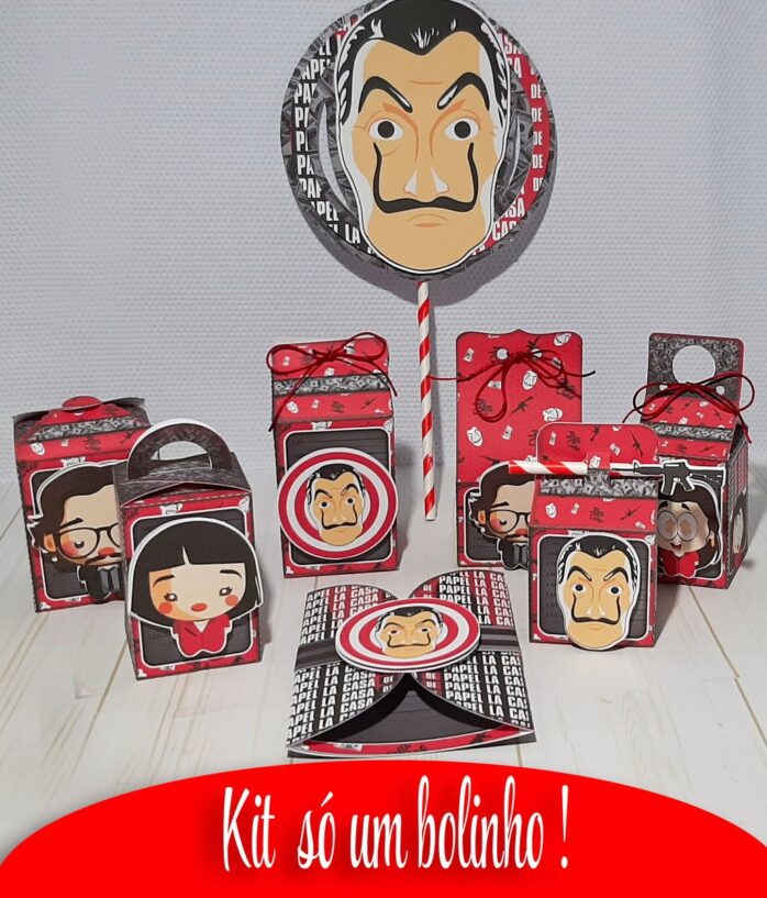 Kit Festa Só um bolinho La Casa Papel