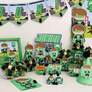 Kit Festa Só um bolinho Lanterna Verde -Arquivo Digital 11 Kit Festa Só um bolinho Lanterna Verde -Arquivo Digital