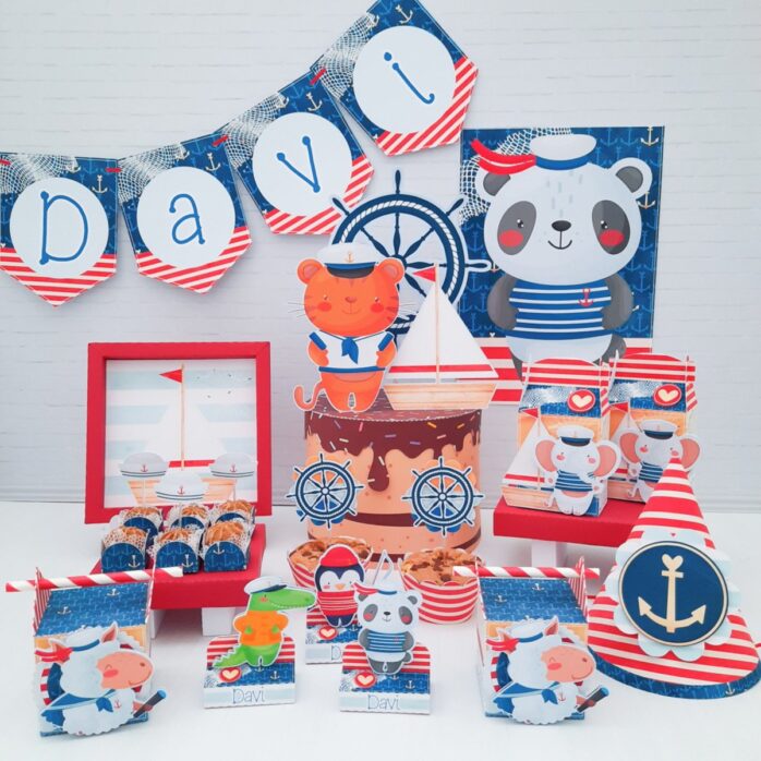 Kit Festa Só um bolinho Marinheiro
