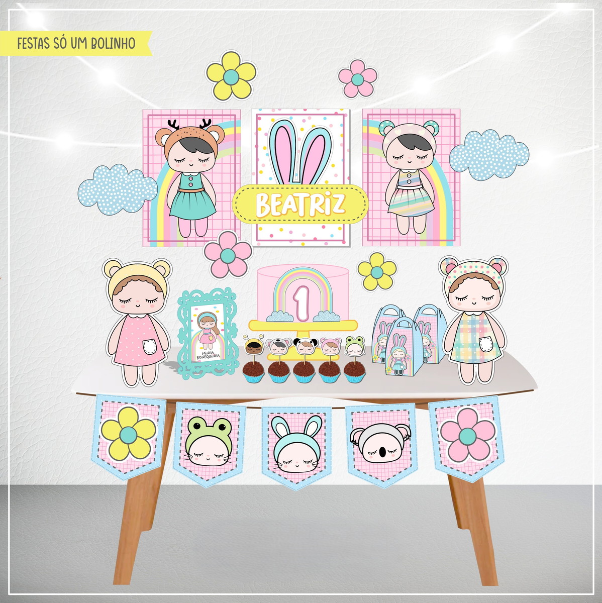 Kit Festa Só Um Bolinho Metoo Doll Digital em PDF e Studio 1 Kit Festa Só Um Bolinho Metoo Doll Digital em PDF e Studio