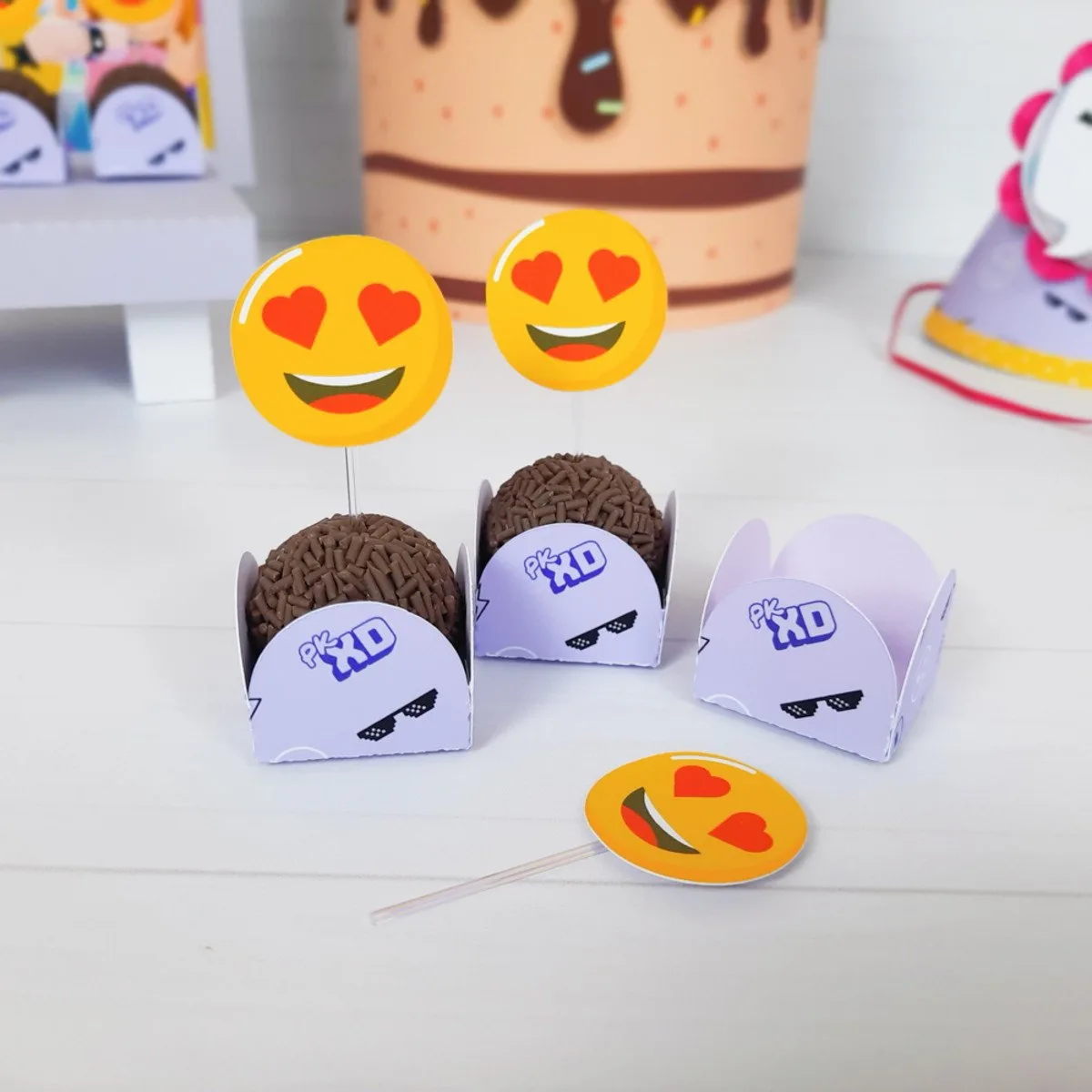 Kit Festa Só um bolinho PKXD Menina 3 Kit Festa Só um bolinho PKXD Menina