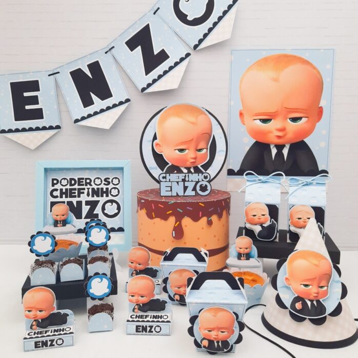 Kit Festa Só um bolinho Poderoso Chefinho