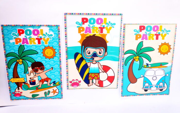 Kit Festa Só um bolinho Pool Party Menino