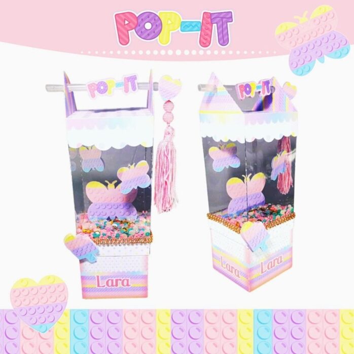 Kit Festa Só um bolinho Pop It