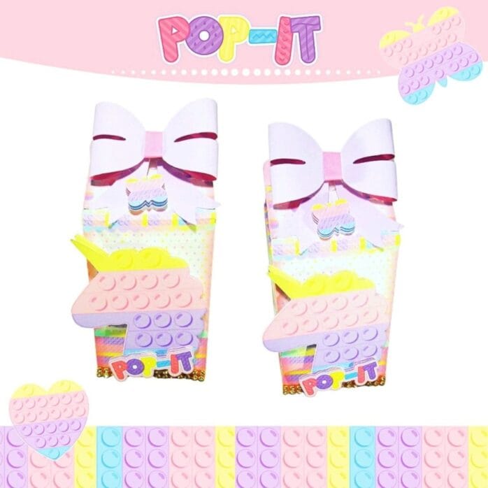 Kit Festa Só um bolinho Pop It
