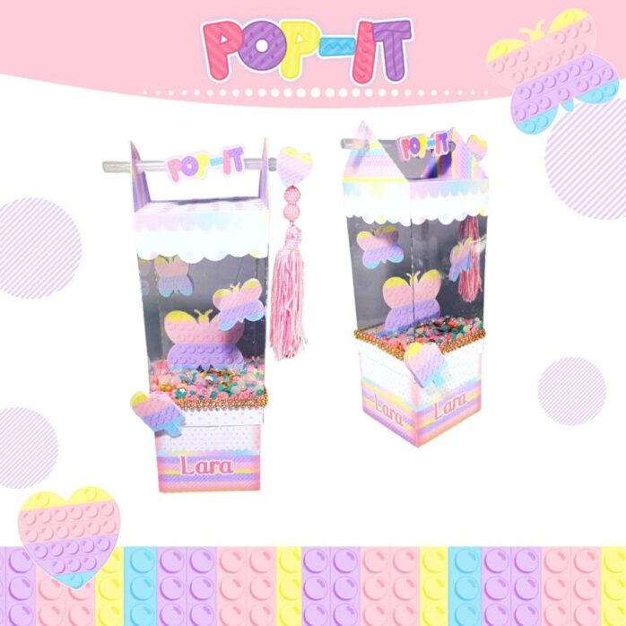 Kit Festa Só um bolinho Pop It