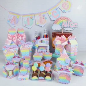 Kit Festa Só um bolinho Pop It Menina