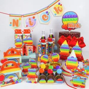 Kit Festa Só um bolinho Pop It Menino 19 Kit Festa Só um bolinho Pop It Menino
