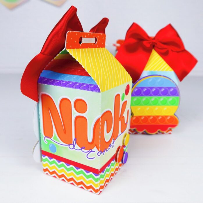 Kit Festa Só um bolinho Pop It Menino